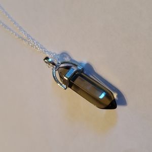 (3 for $15) Green Glass Crystal Necklace